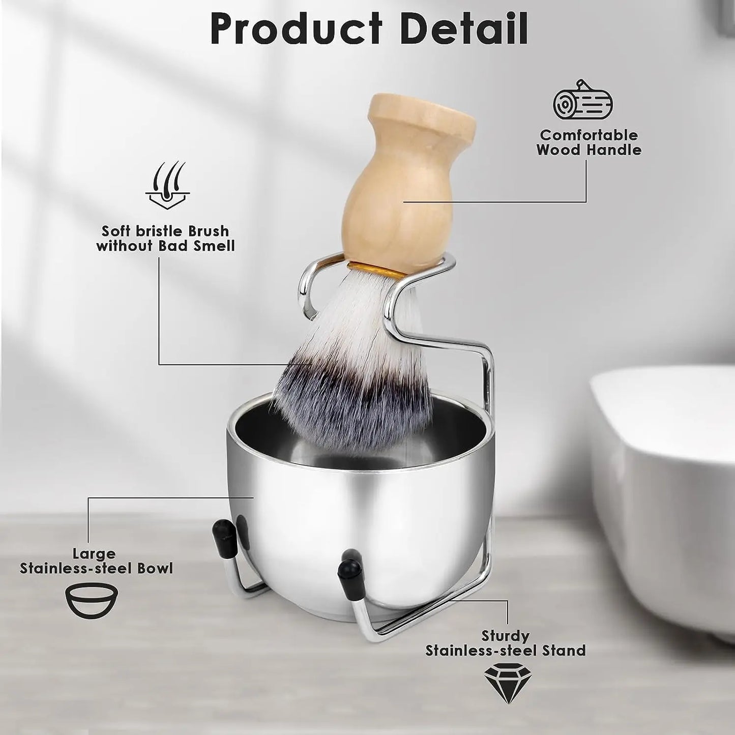 Timber & Steel Shave Set